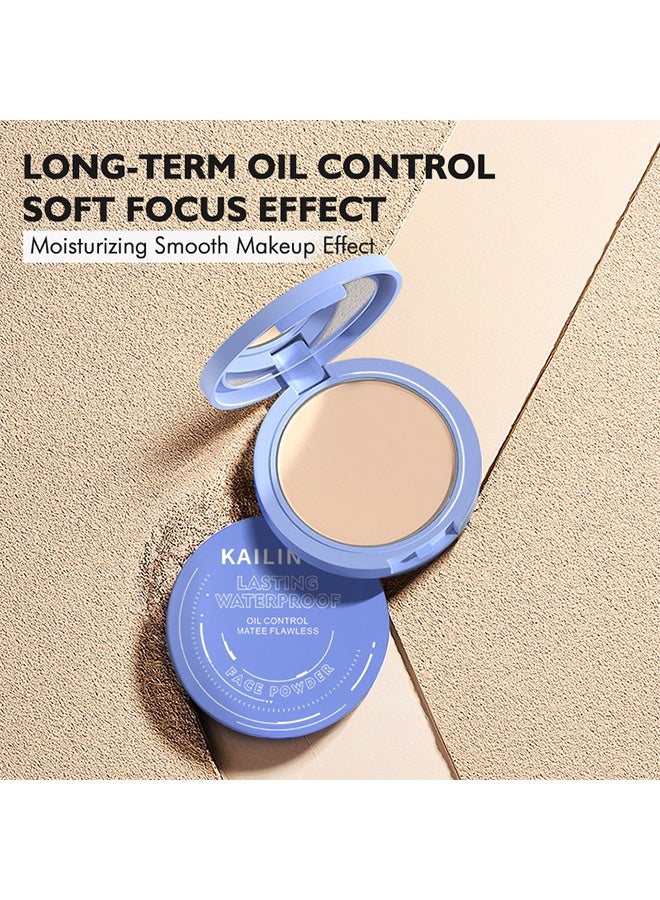 KAILINYA Japanese-style makeup powder for concealing blemishes and shaping features, water-resistant, sweat-proof, long-lasting, non-fading, 10g ( #NATURAL BEIGE ) - Image 3